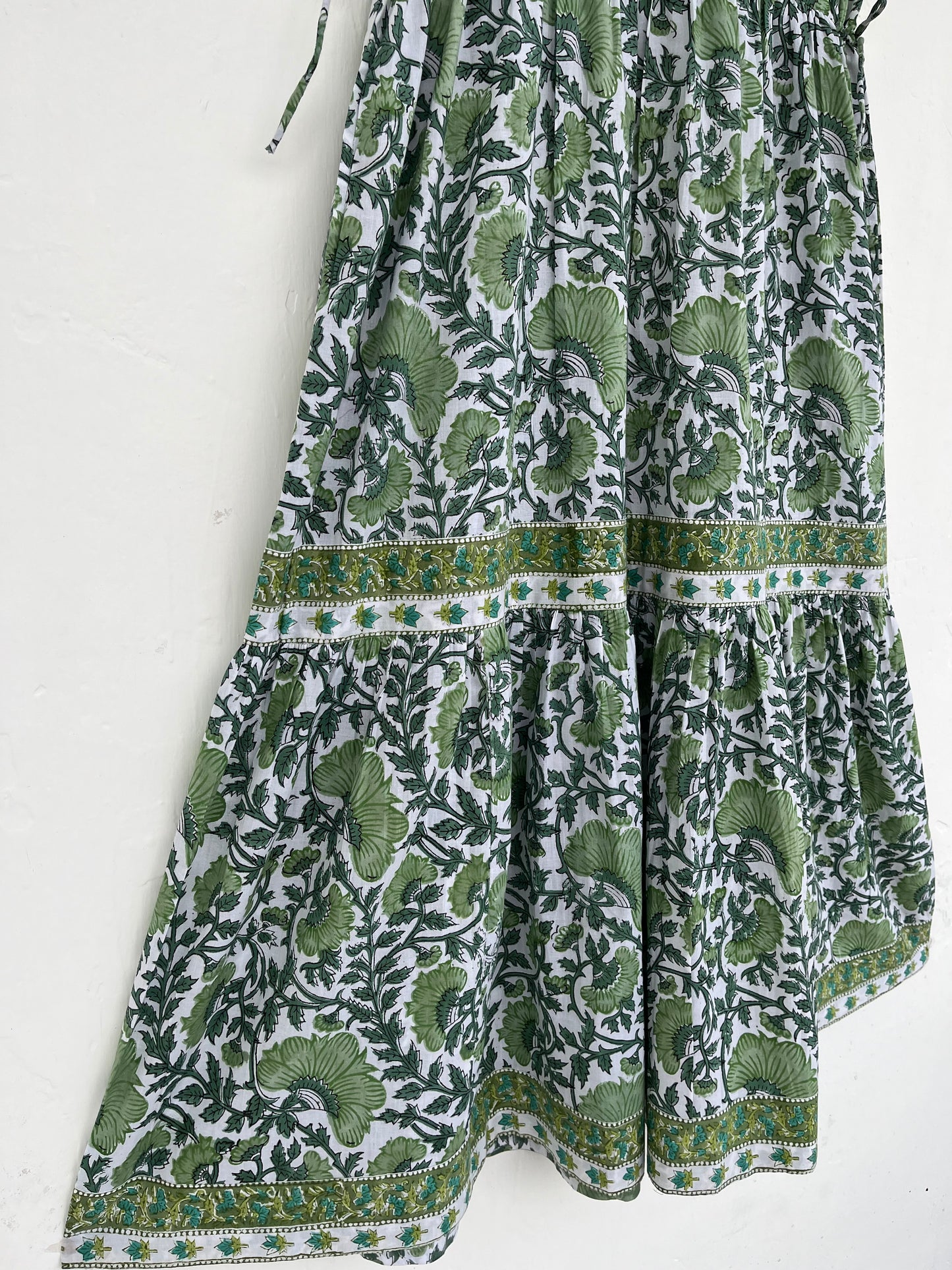 Cotton Summer Dress, Sleeveless Maxi Dress