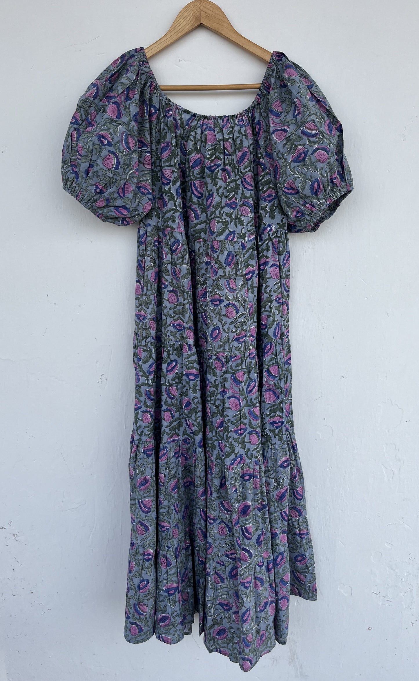 Breathable Cotton Long Summer Dress | Womens Boho Outfit | Everyday Wear