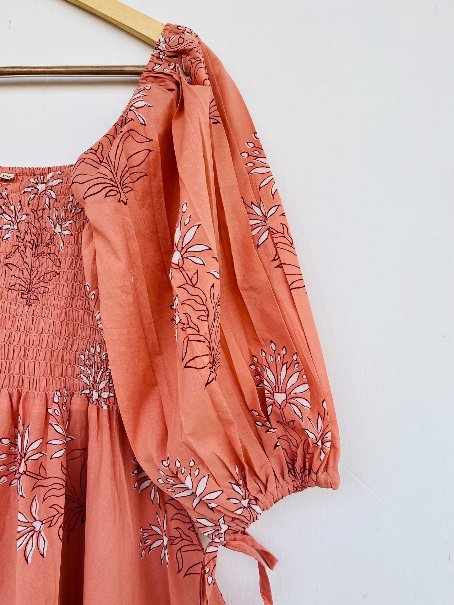 Summer Cottagecore Smocked Boho Dress for Women