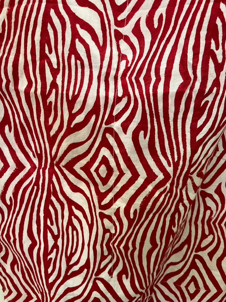 Red Comfy kaftan dress | Hand block printed kaftan | kaftan dress | Indian cotton kaftan maxi