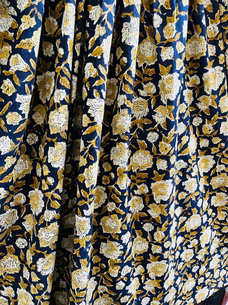 Block print dress | cotton bagru printed dress | bohemian midi dress