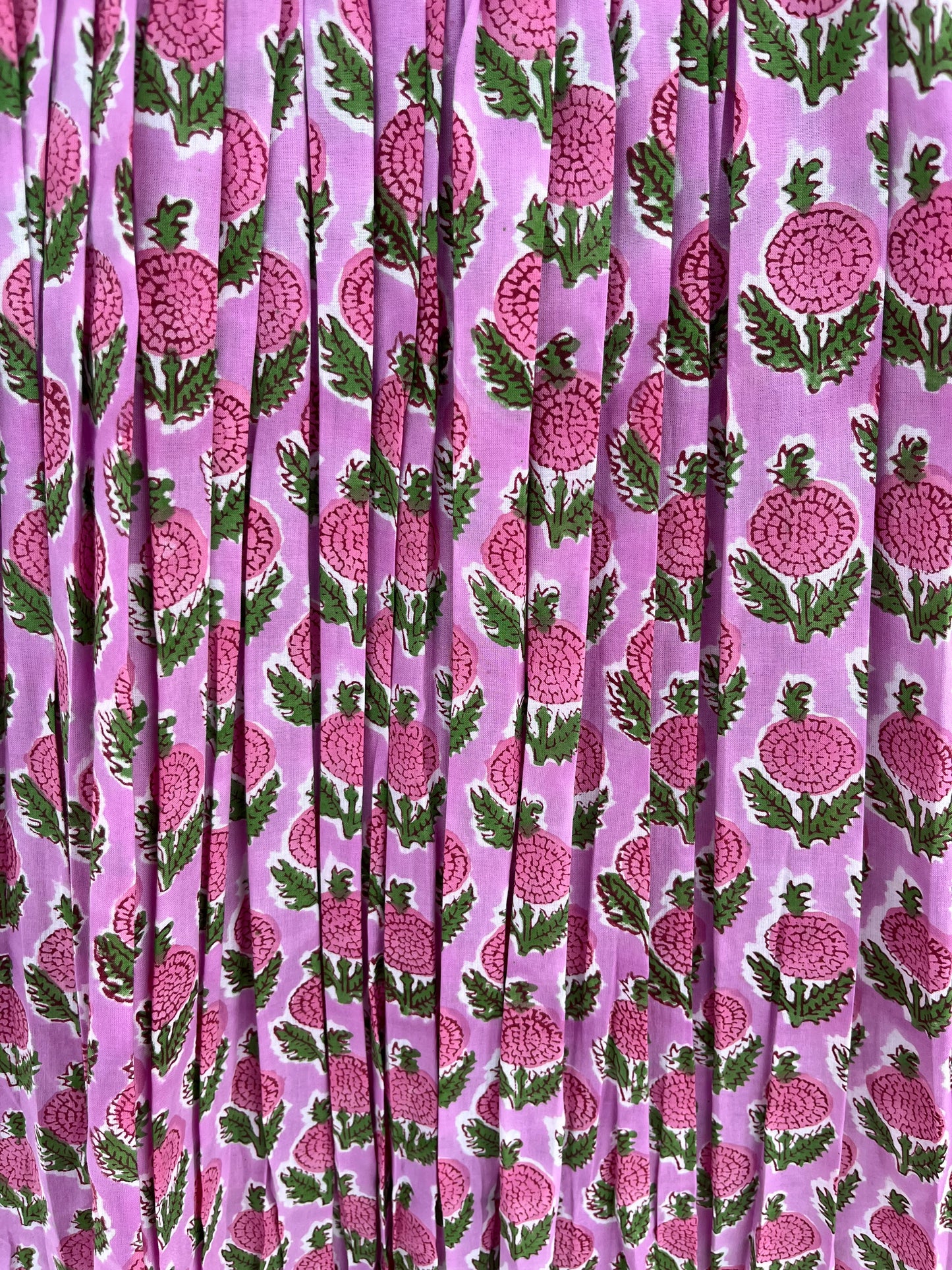 Purple Floral Cotton Maxi Dress | Women Partywear Dress