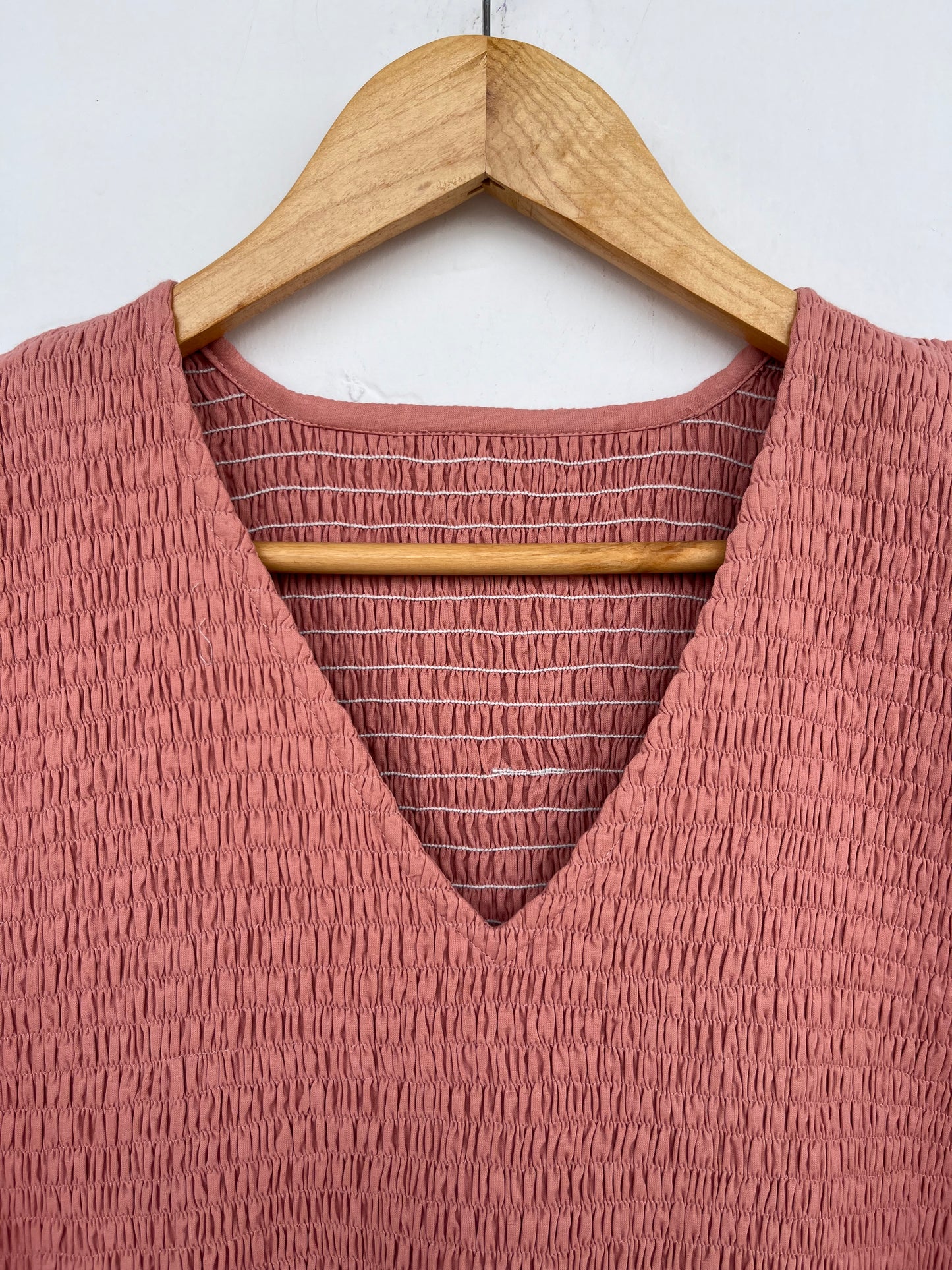 Long Sleeve Shirred Summer Cotton Maxi Dress | Bridesmaid Dresses