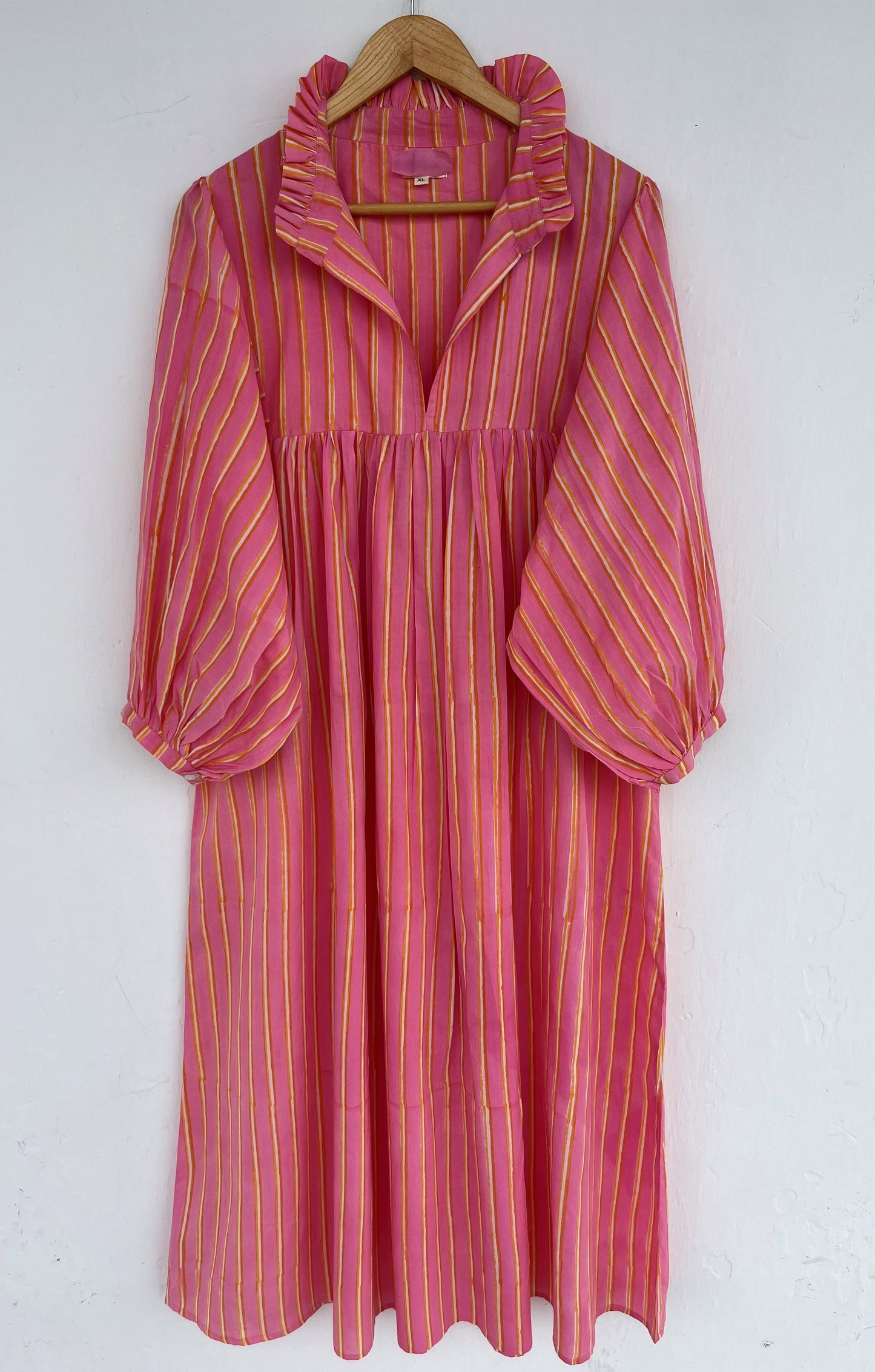 Loose Fit Pure Cotton Vacation Dress | Modest Lightweight Summer Wear