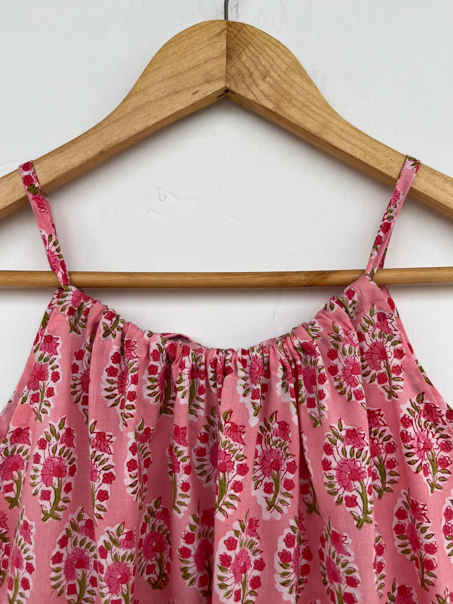 Pink Floral Beach Maxi Dress | Boho Vacation Dress