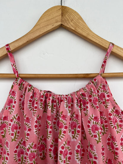 Pink Floral Beach Maxi Dress | Boho Vacation Dress