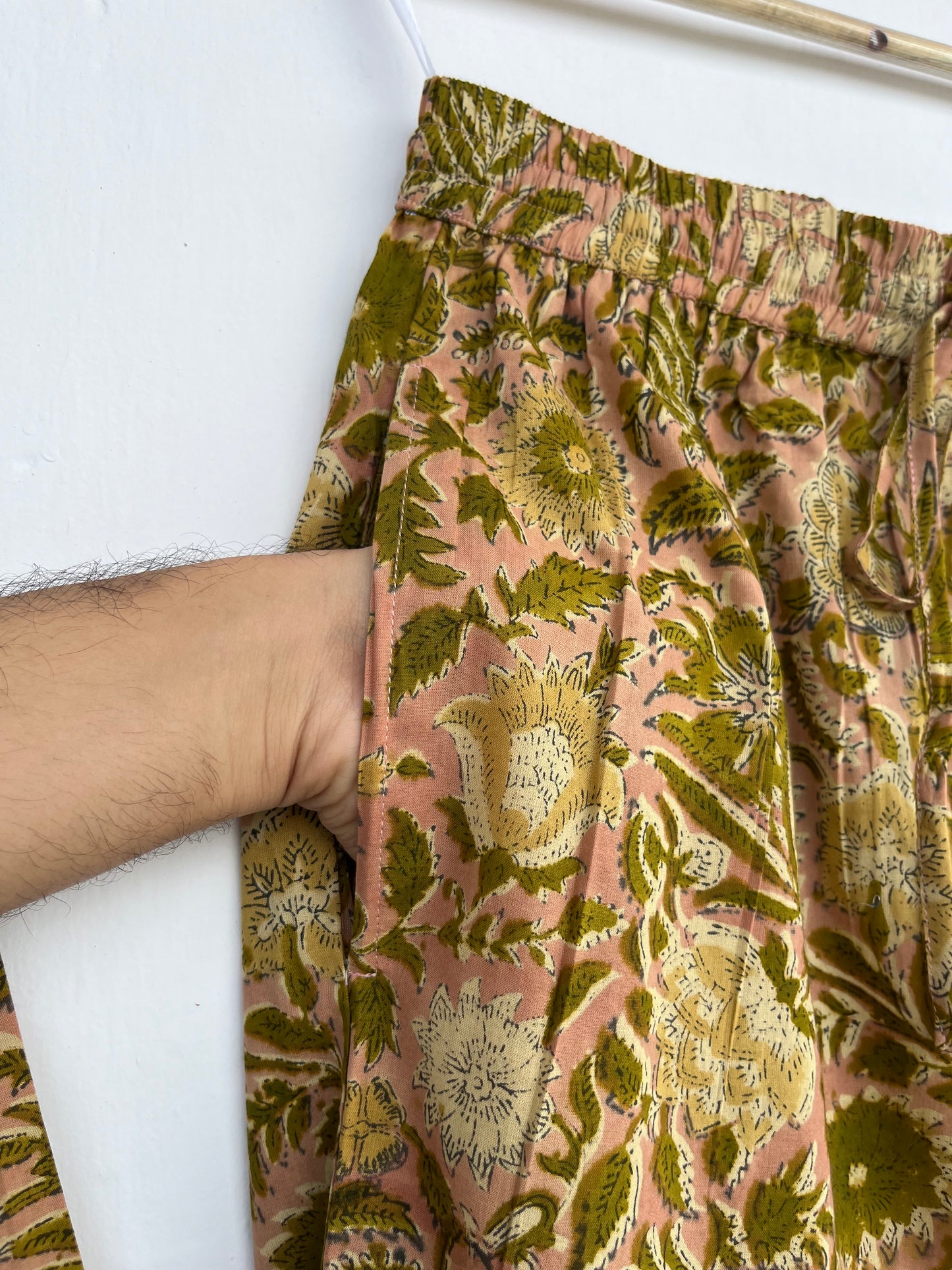 Floral Cotton Pajama Set | Boho Women Sleepwear | Printed Shirt and Pant Set