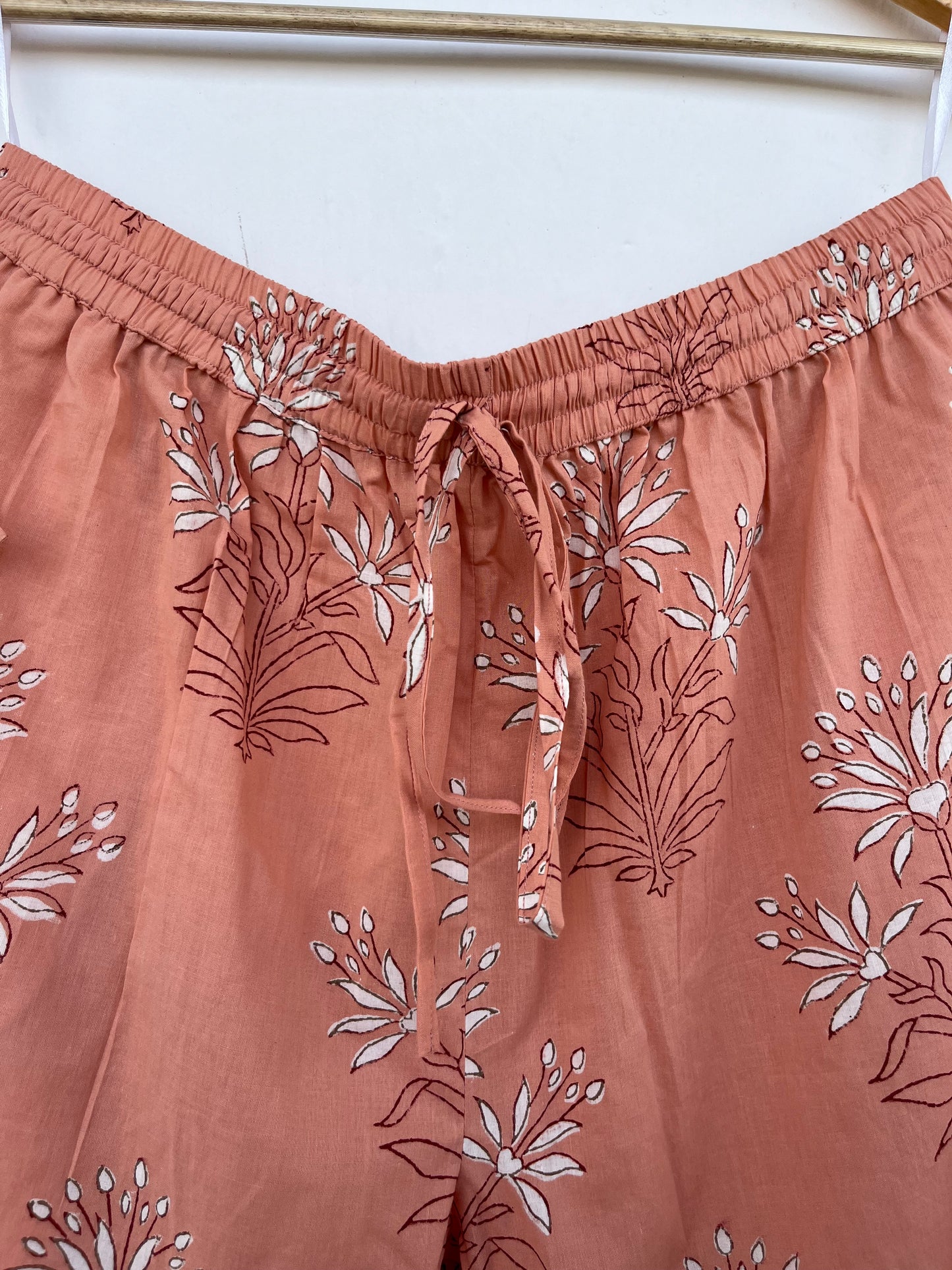 Soft Cotton Lounge Set | Handmade Cotton Women Sleepwear | Ladies Co-ord Set