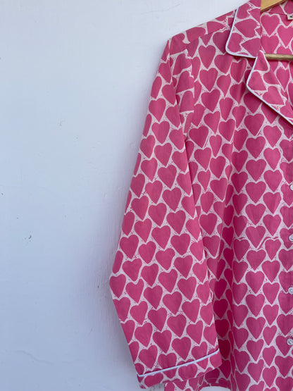 Pure Cotton Women Sleepwear | Ladies Boho PJ Set | Nightwear Cotton Set