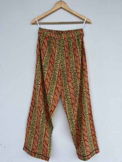 Hand Block Printed Pajama Set | Summer Cotton Vacation Lounge Set | Resort Wear