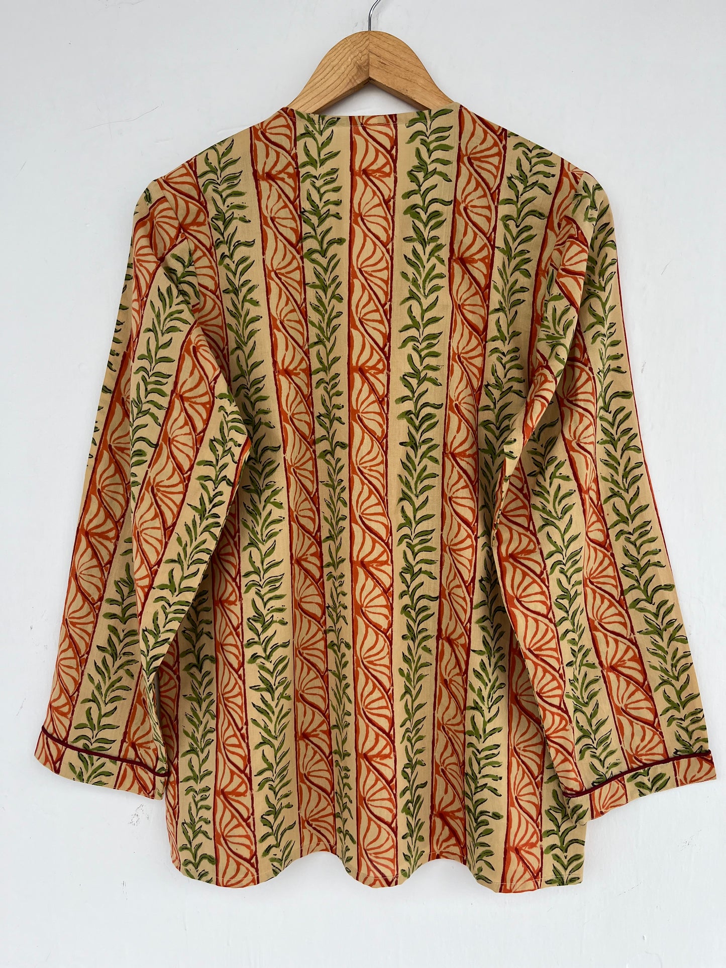 Hand Block Printed Pajama Set | Summer Cotton Vacation Lounge Set | Resort Wear
