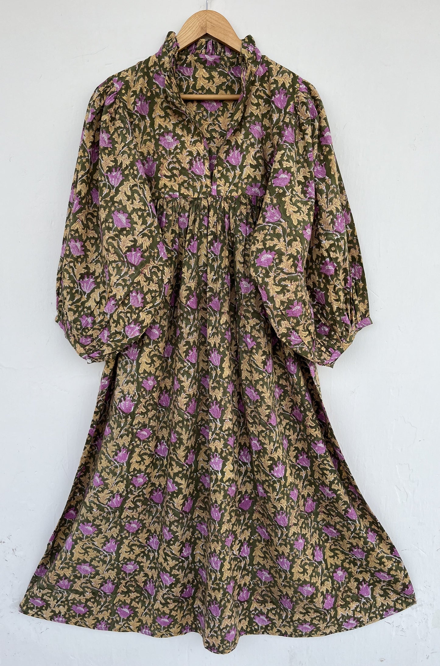 Pure Cotton Summer Long Maxi | Casual Everyday Women Dress | Bohemian Clothing