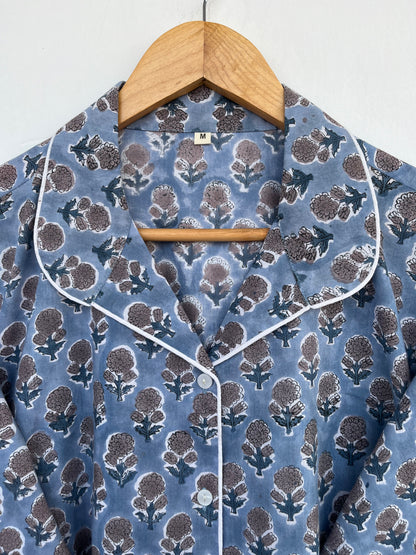 Hand Block Print Cotton Sets | Ladies Nightwear | Floral Sleepwear | Co-Ord Sets