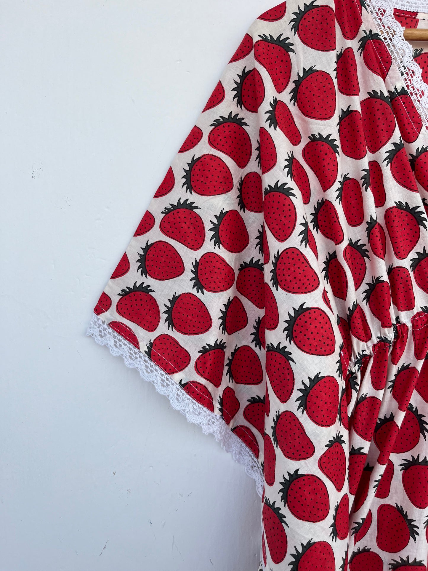 Women Beach Cover Up | Cotton Kaftan Dress | Lightweight Resort Wear