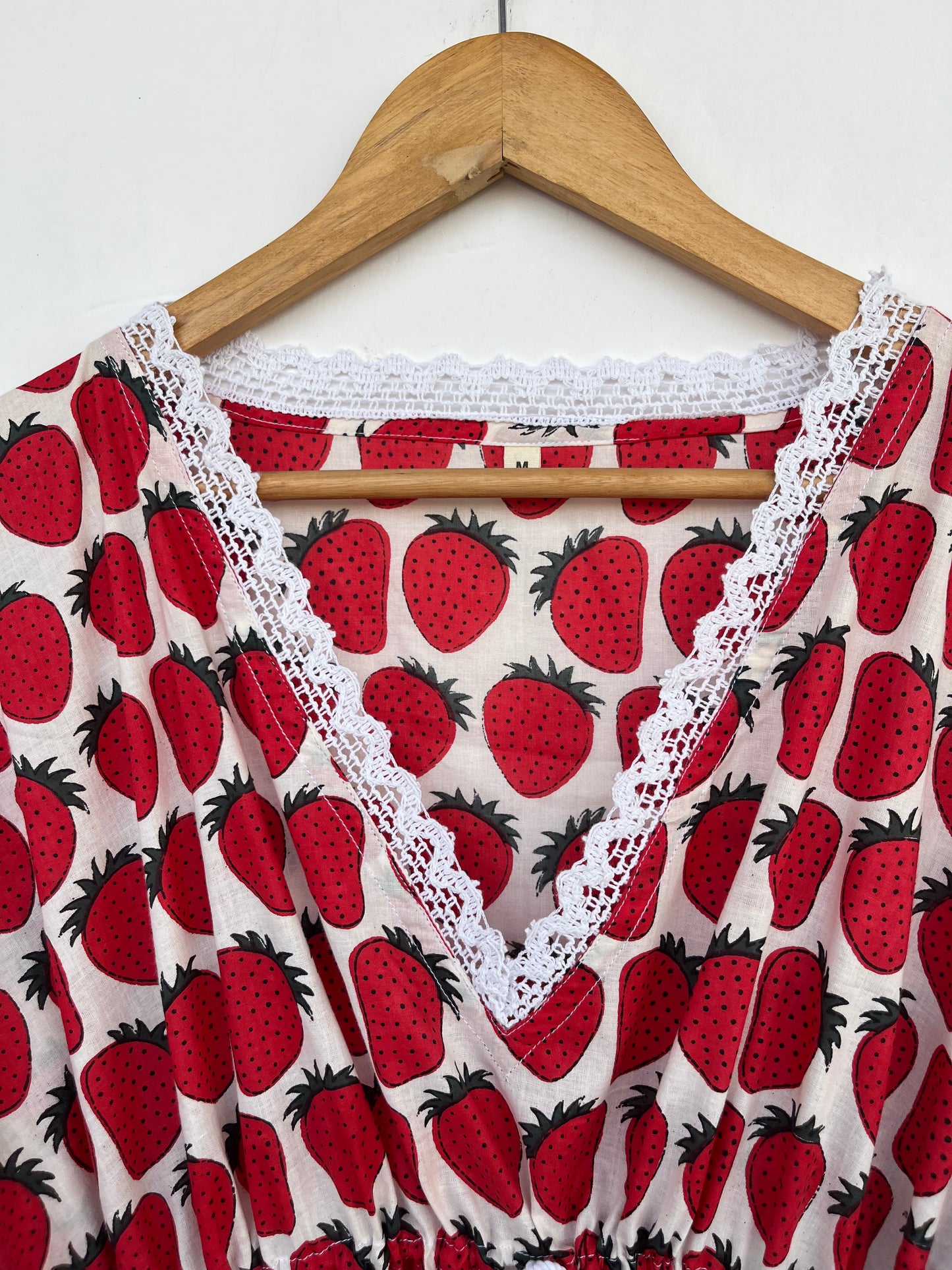 Women Beach Cover Up | Cotton Kaftan Dress | Lightweight Resort Wear