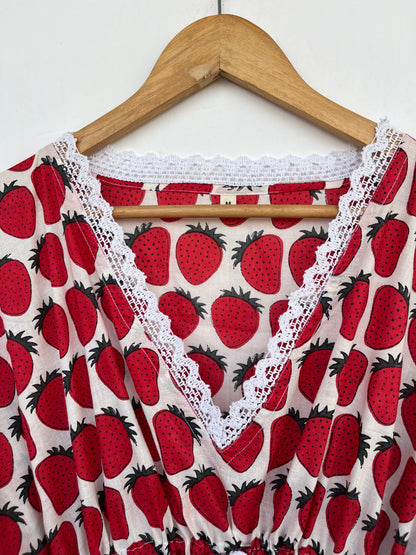 Women Beach Cover Up | Cotton Kaftan Dress | Lightweight Resort Wear