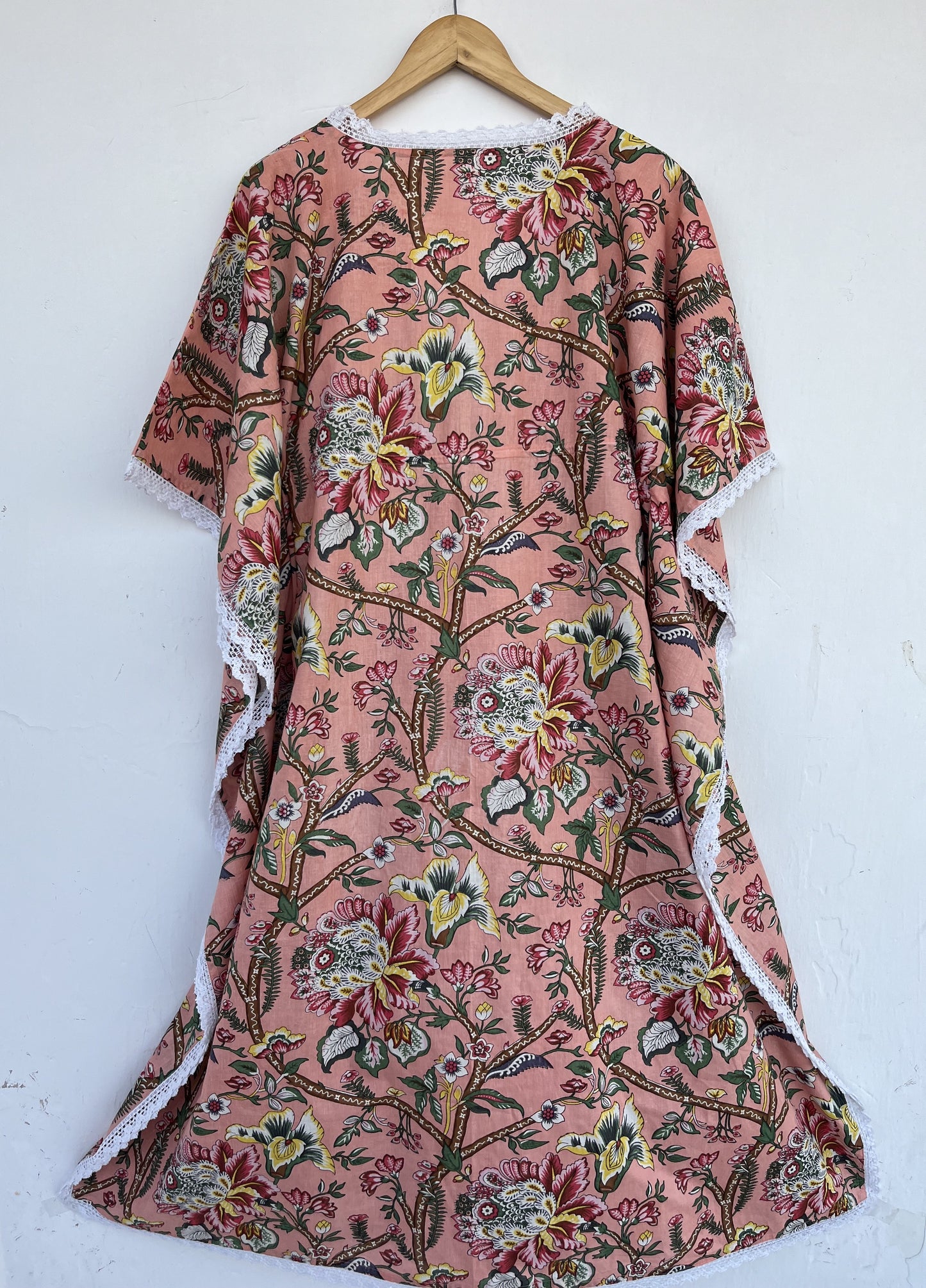 Lightweight Summer Dress Women | Boho Kaftan Cotton Dress | Beach Wear Ladies