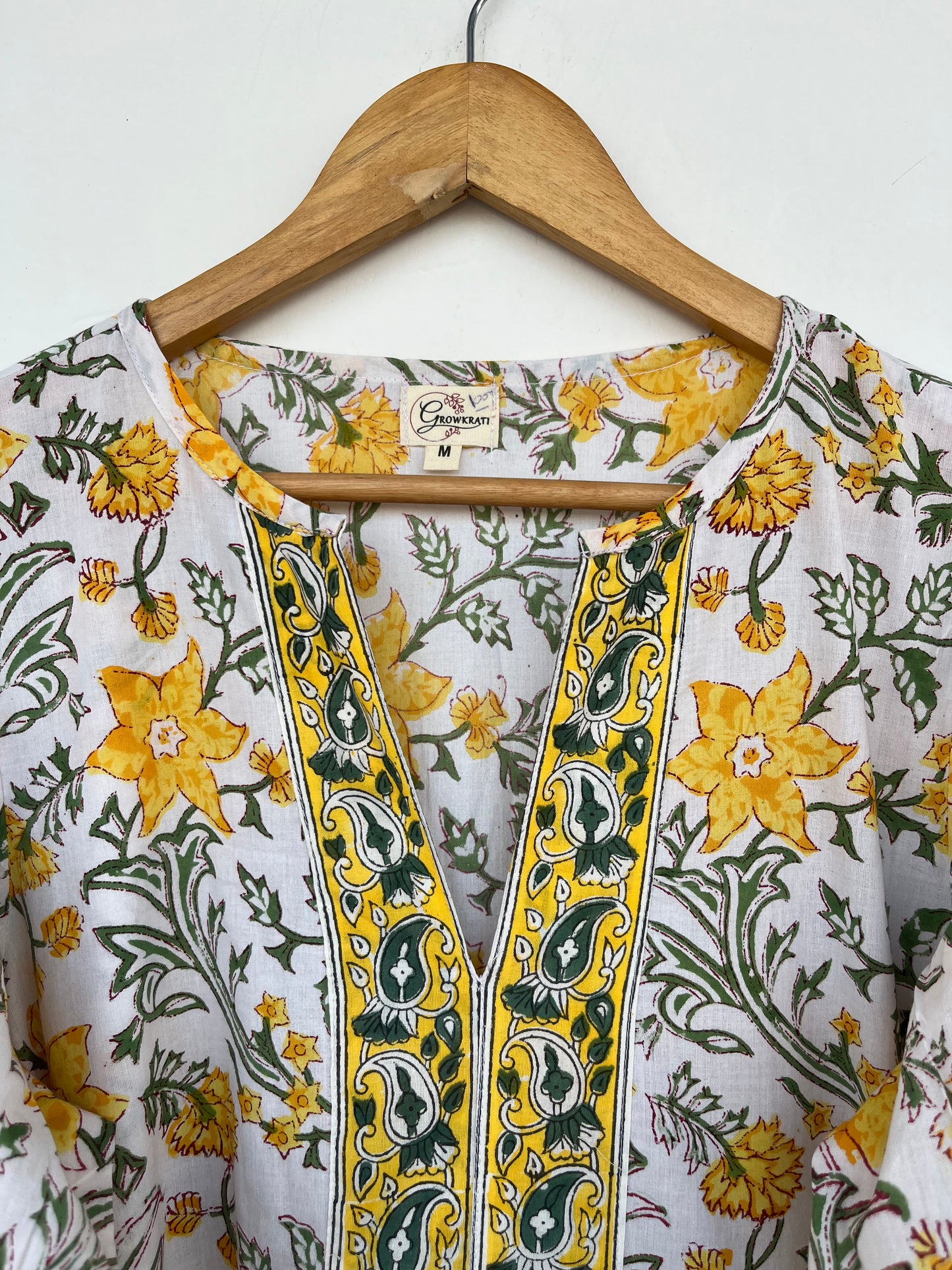 Womens Boho Dress | Summer Vacation Cotton Dress | Block Print Dress