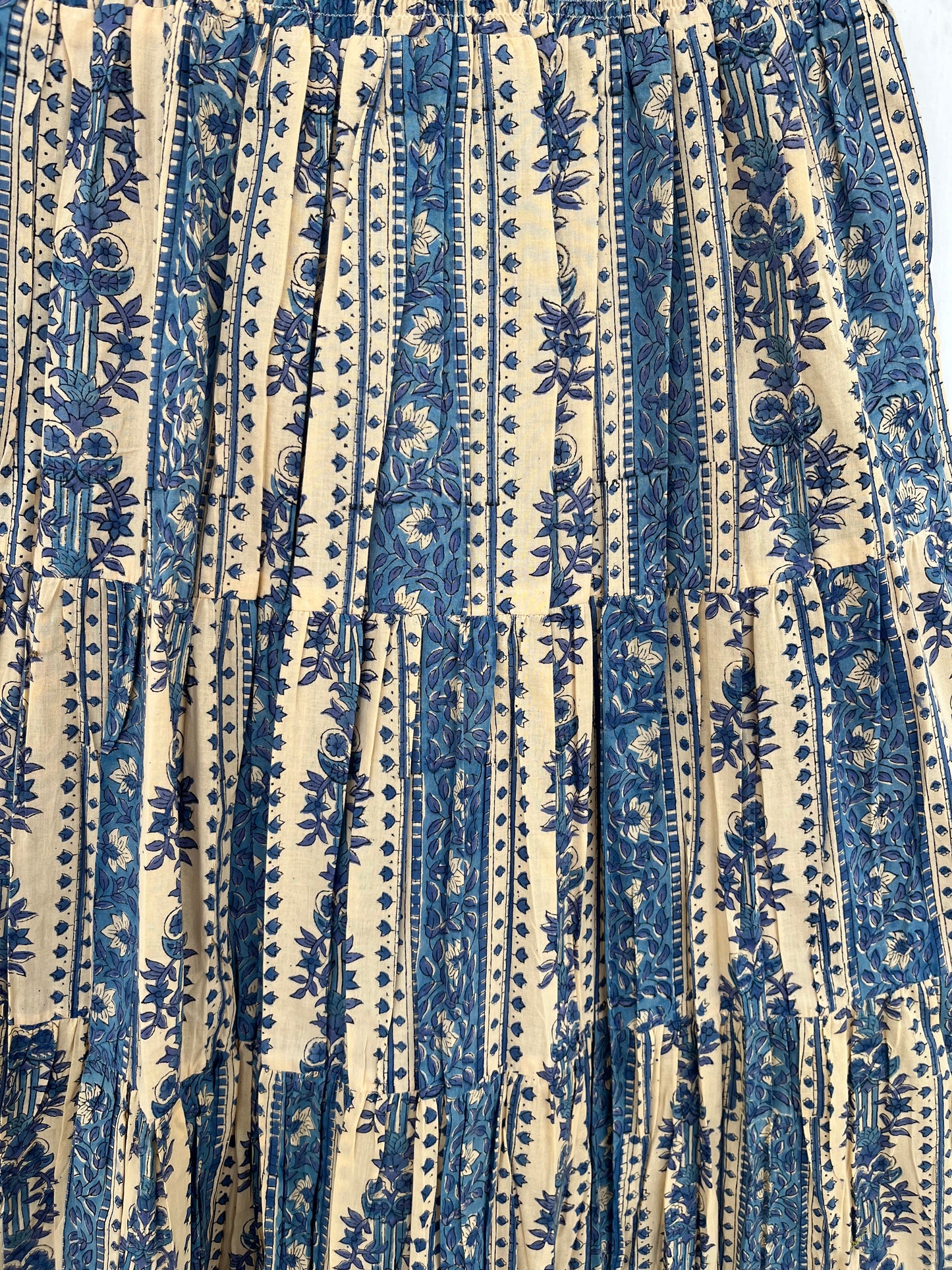 Smocked Bodice Boho Dress | Pure Cotton Picnic Holiday Long Maxi