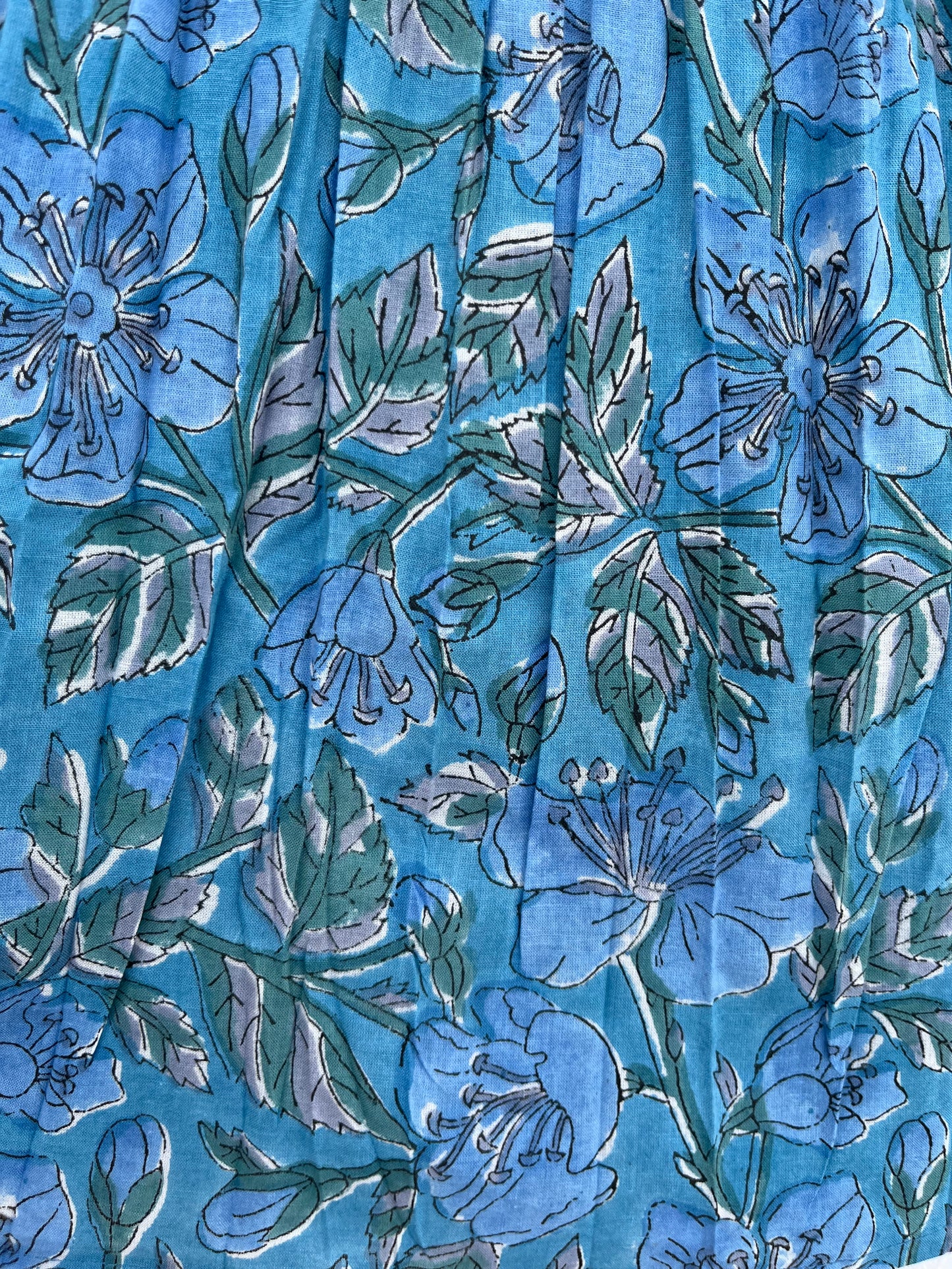 Spaghetti Strap Summer Dress | Spaghetti Strap Summer Dress Blue Floral Cotton | Floral Beachwear