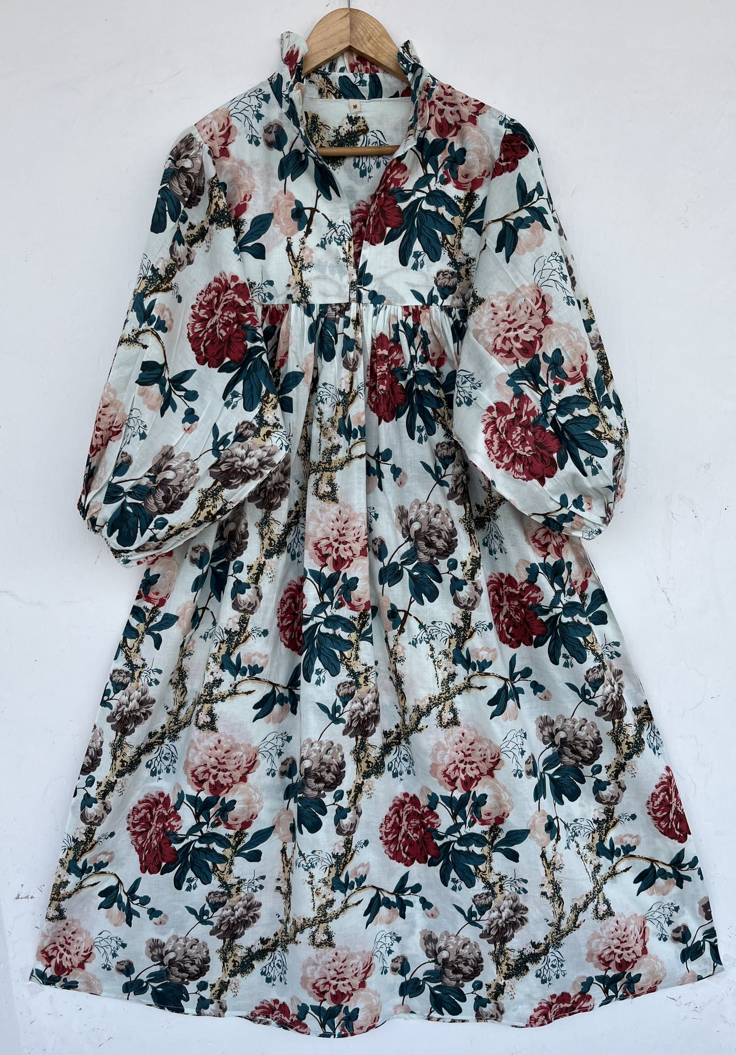 Loose Fit Floral Summer Cotton Dress Women | Picnic Holiday Outfit