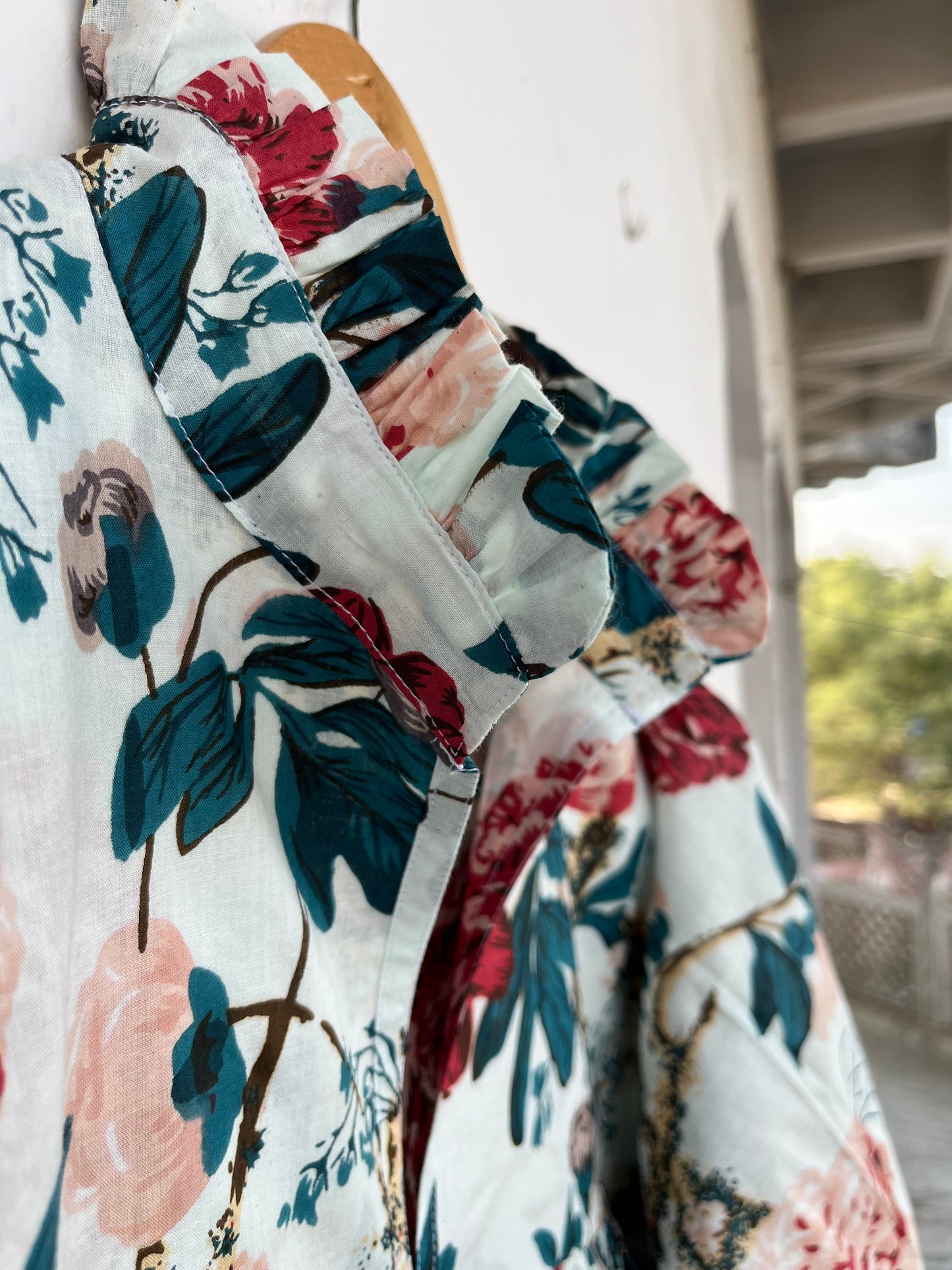 Loose Fit Floral Summer Cotton Dress Women | Picnic Holiday Outfit