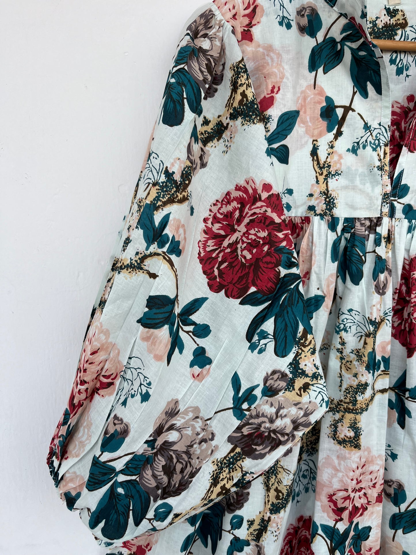 Loose Fit Floral Summer Cotton Dress Women | Picnic Holiday Outfit