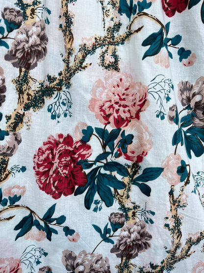 Loose Fit Floral Summer Cotton Dress Women | Picnic Holiday Outfit