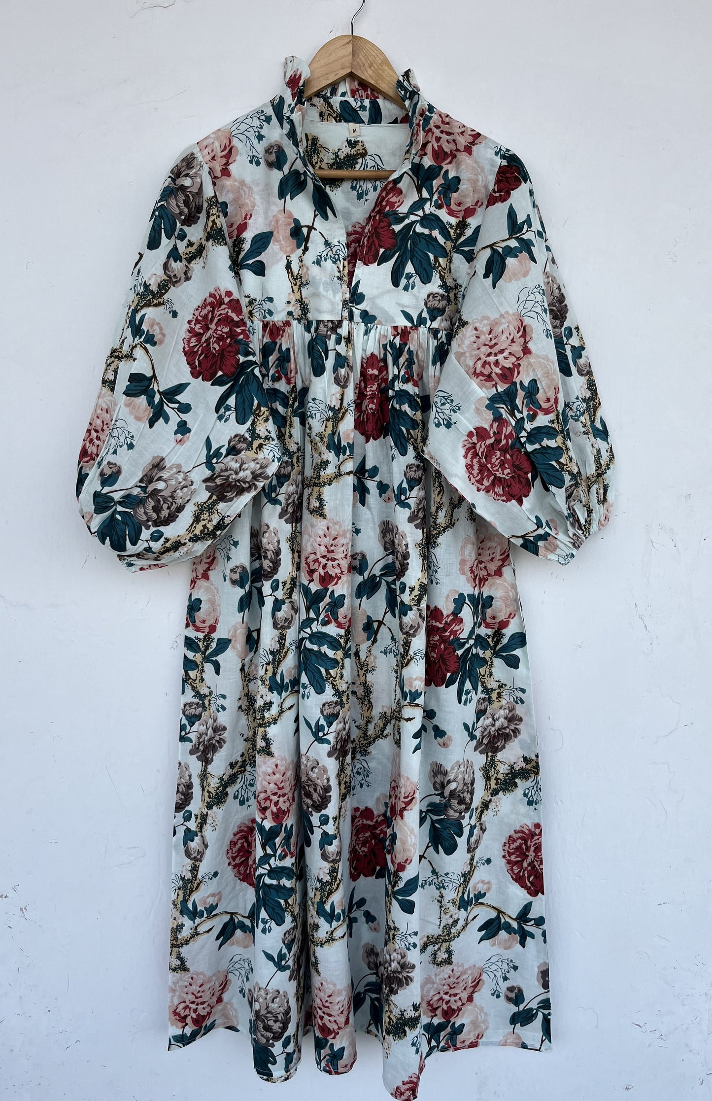 Loose Fit Floral Summer Cotton Dress Women | Picnic Holiday Outfit