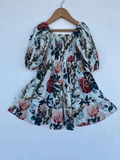 Kids Cotton Floral Maxi Dress | Summer Lightweight Kid Dress