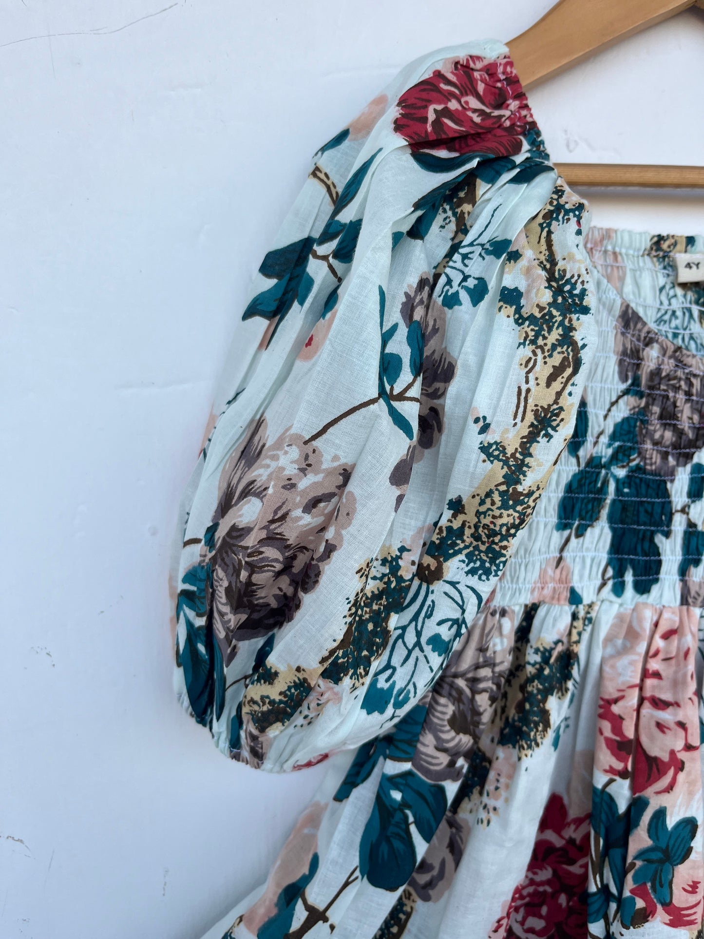 Kids Cotton Floral Maxi Dress | Summer Lightweight Kid Dress