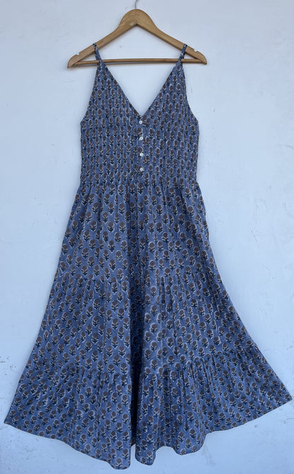 V Neck Sleeveless Summer Maxi | Women Beach Dress | Pure Cotton Vacation Wear