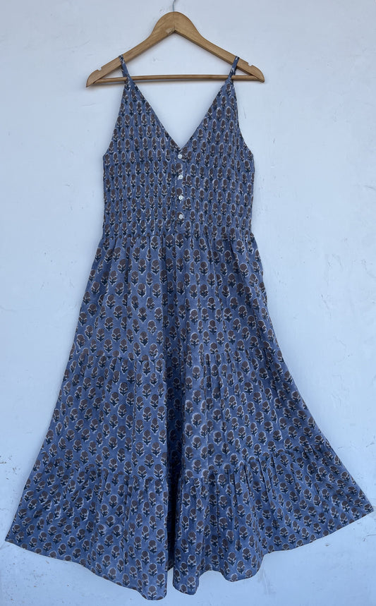 V Neck Sleeveless Summer Maxi | Women Beach Dress | Pure Cotton Vacation Wear