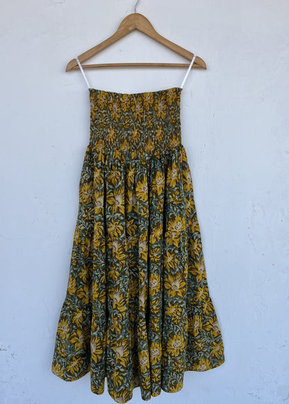 Long Cotton Maxi Skirt Women | Flared A Line Long Skirt | Gypsy Outfit