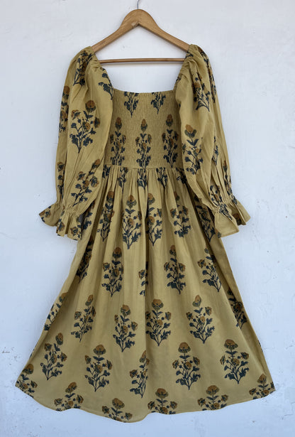 Handmade Floral Maxi Dress | Boho Fall Dress | Romantic Prairie Outfit