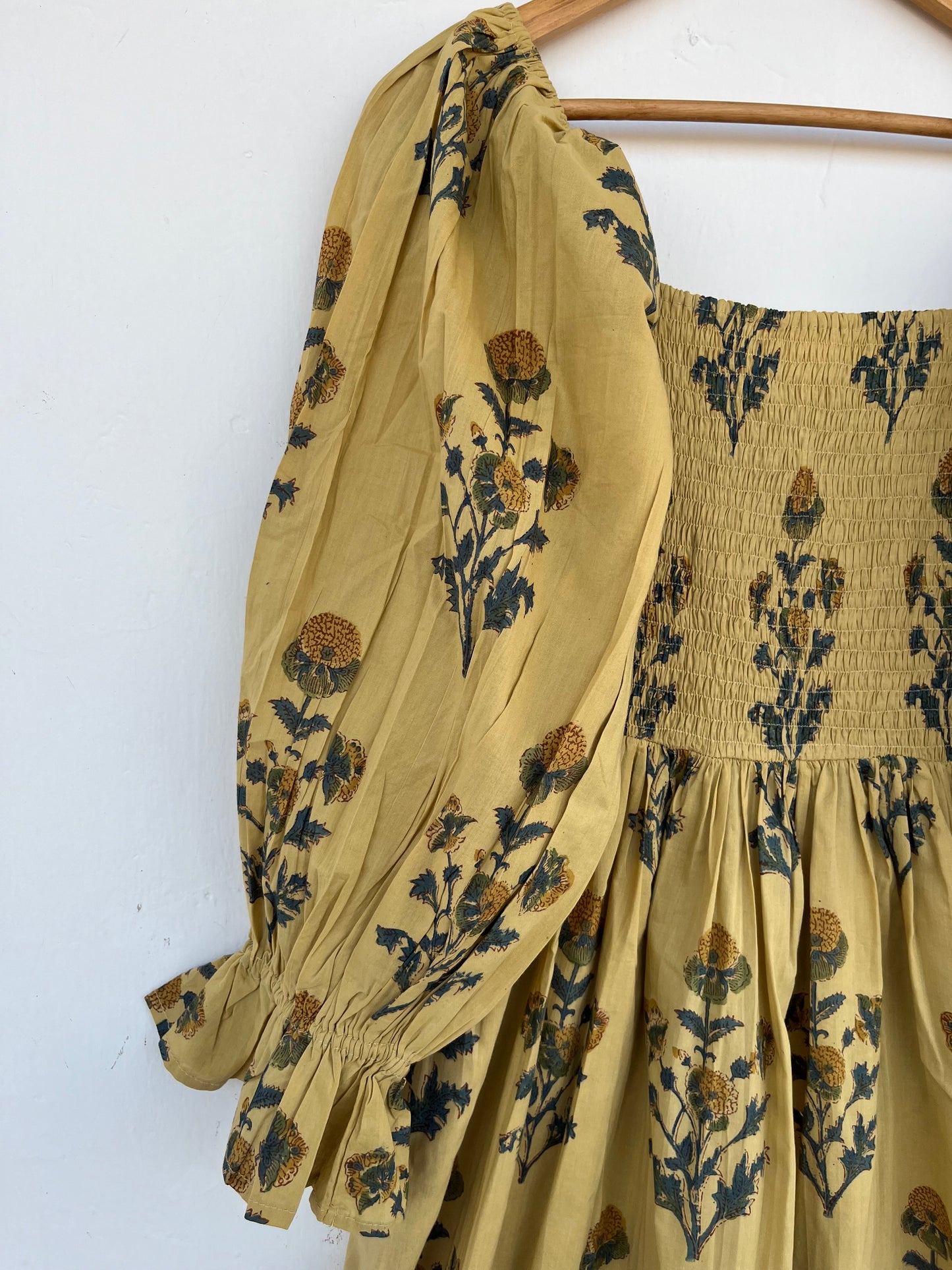 Handmade Floral Maxi Dress | Boho Fall Dress | Romantic Prairie Outfit