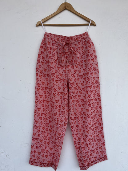 Pink Pajama Set | Cozy Nightwear Women | Cotton Sleepwear | Honeymoon Wear