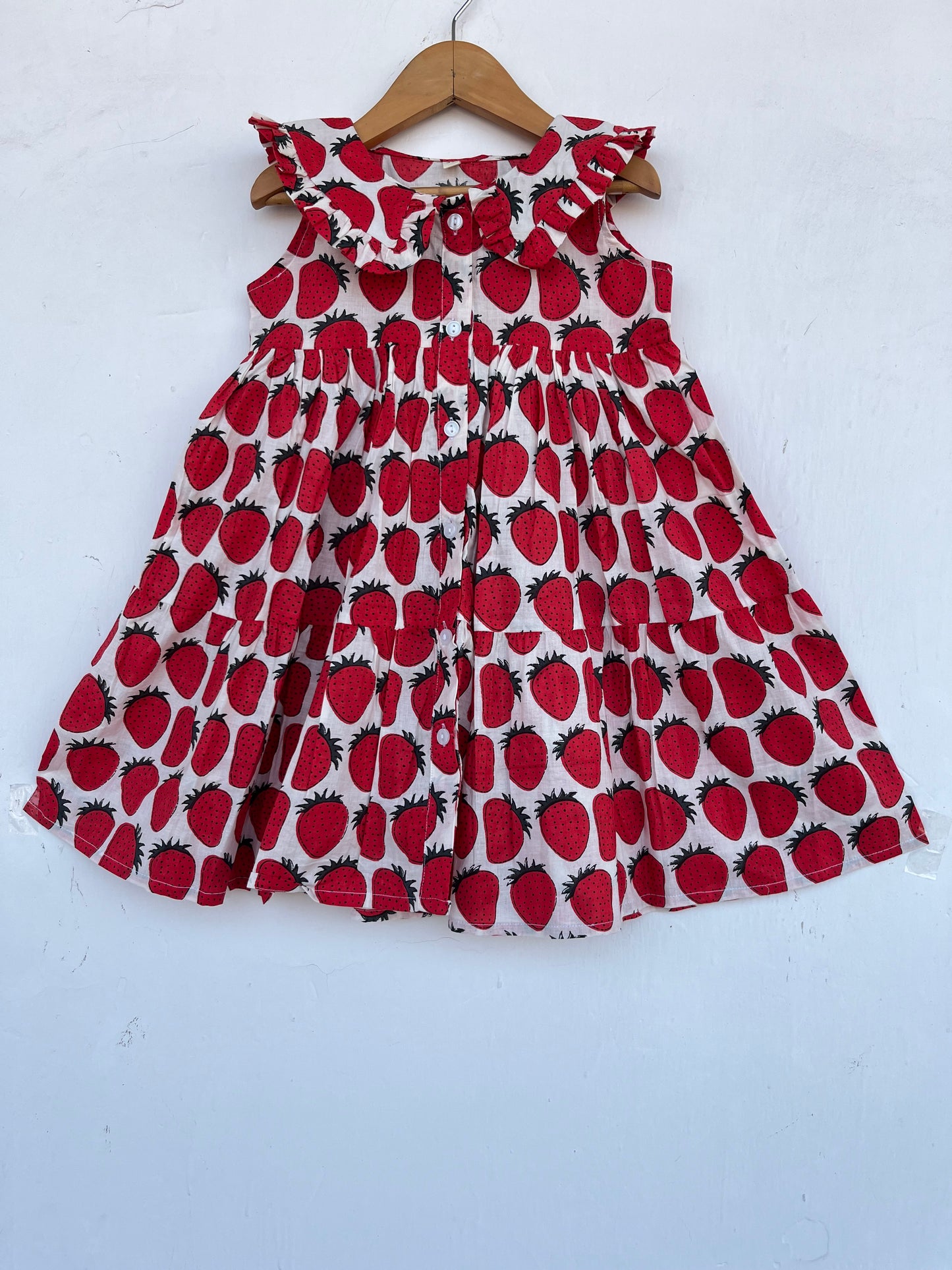 Breathable Cotton Baby Girl Dress | Handmade Kids Summer Dress | Toddler Wear