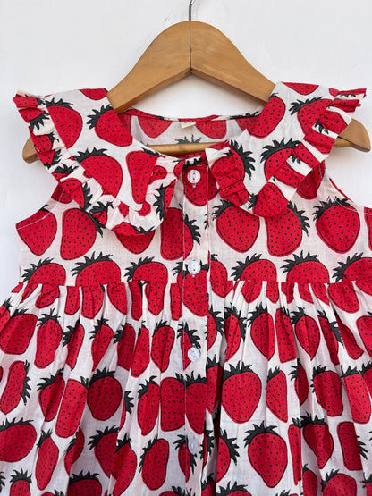 Breathable Cotton Baby Girl Dress | Handmade Kids Summer Dress | Toddler Wear