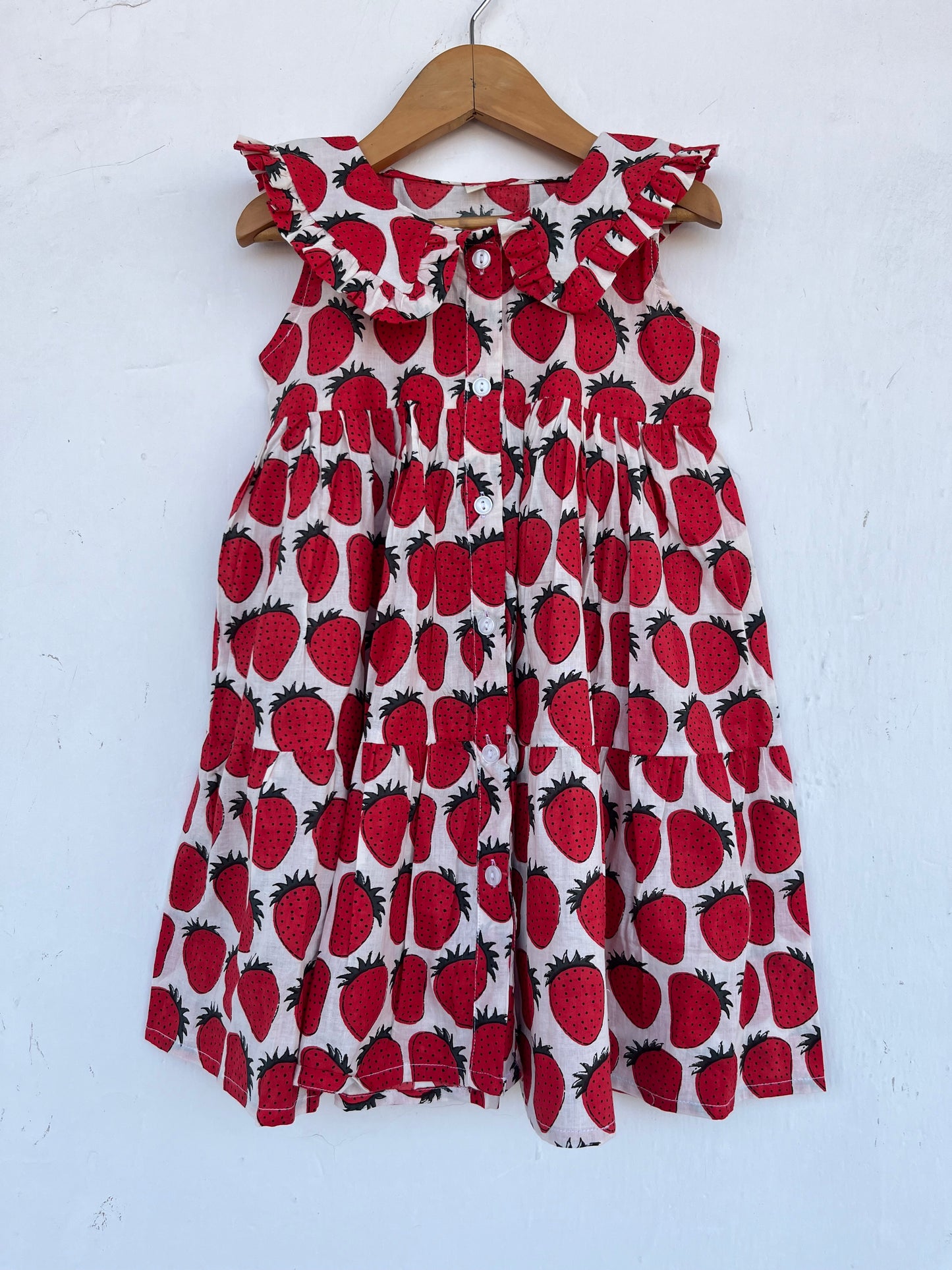 Breathable Cotton Baby Girl Dress | Handmade Kids Summer Dress | Toddler Wear