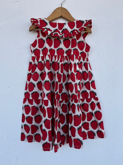 Breathable Cotton Baby Girl Dress | Handmade Kids Summer Dress | Toddler Wear