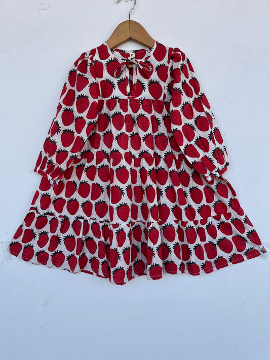 Pure Cotton Girl Casual Dress | Toddler Summer Wear | Kids Maxi Dress