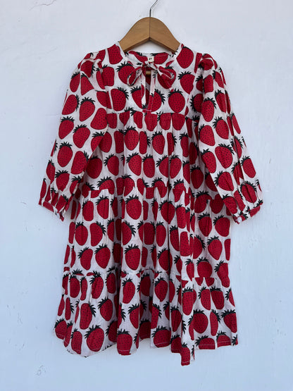 Pure Cotton Girl Casual Dress | Toddler Summer Wear | Kids Maxi Dress