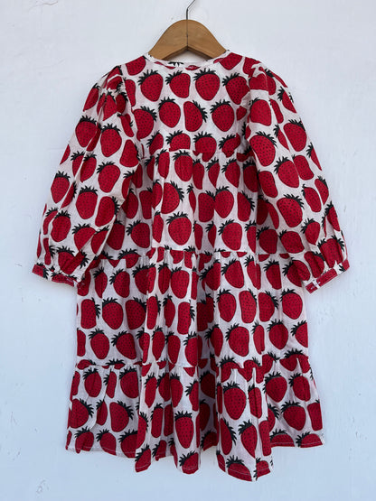 Pure Cotton Girl Casual Dress | Toddler Summer Wear | Kids Maxi Dress