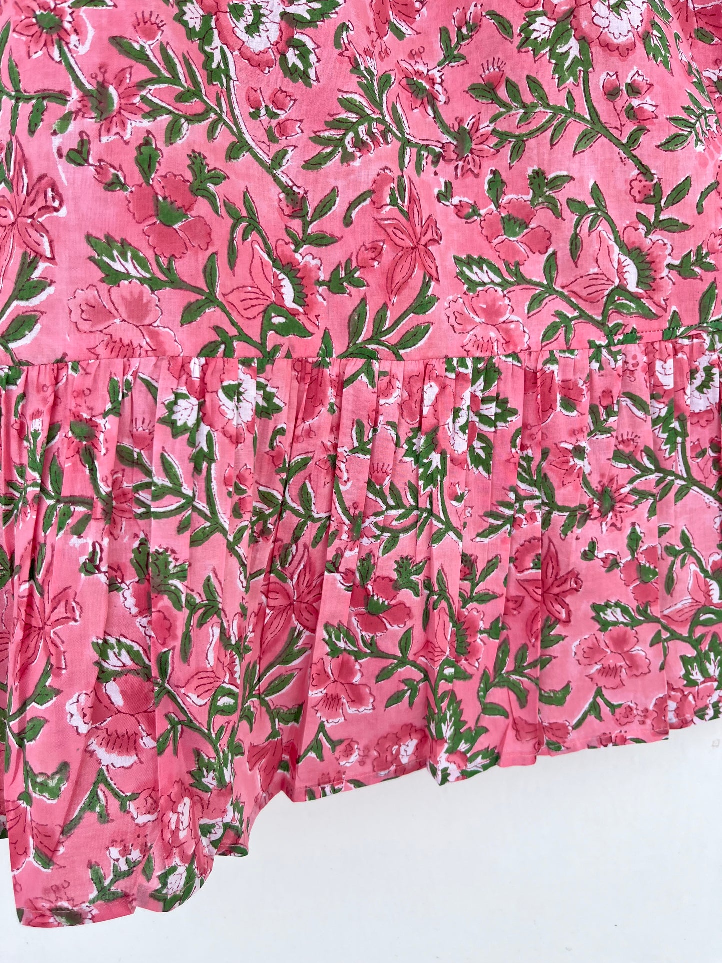 Womens Garden Party Dress | Boho Floral Summer Dress | Cotton Long Maxi