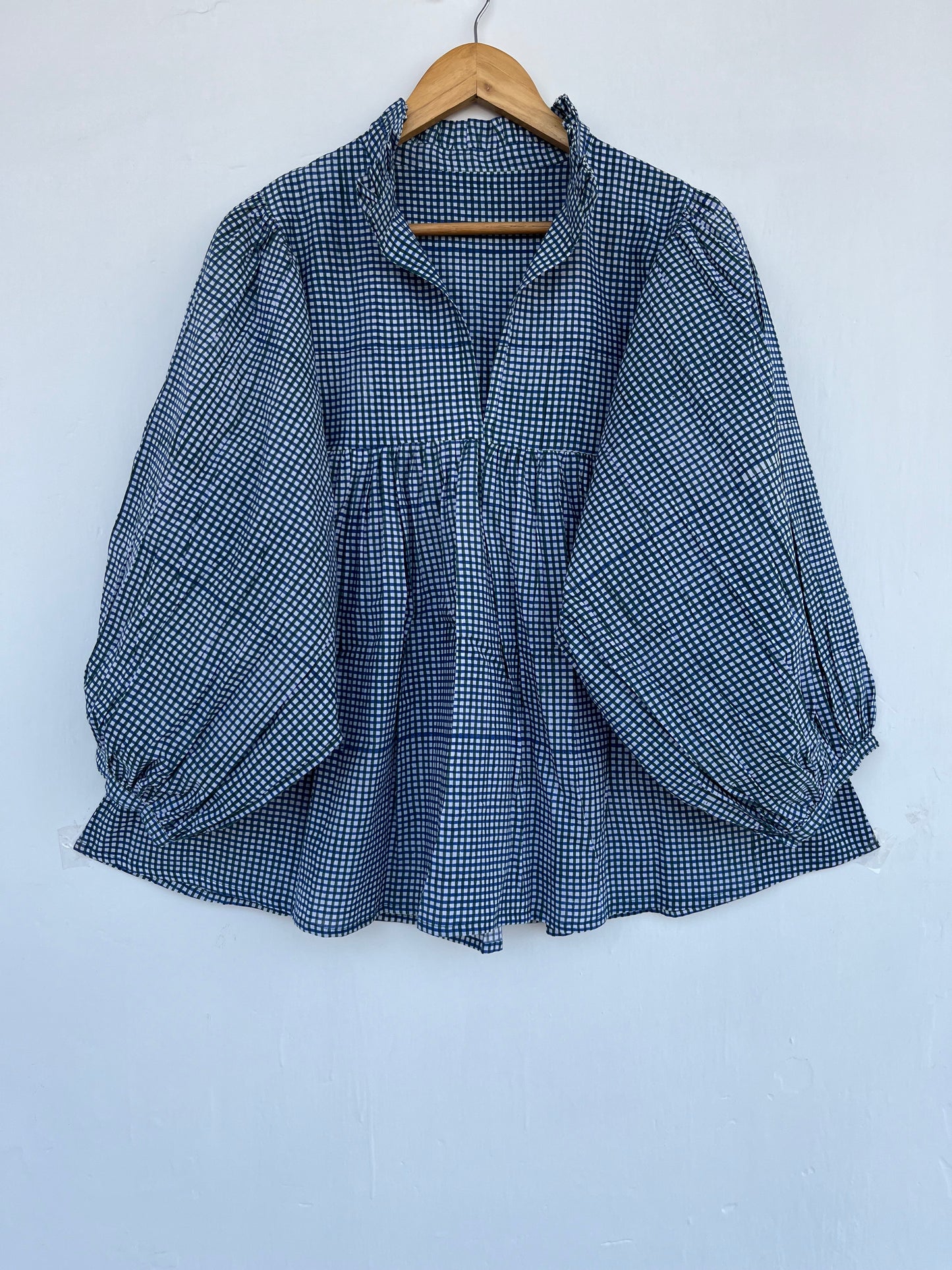 Womens Summer Comfy Blouse | Loose Fit Cotton Tunic | Casual Ladies Top