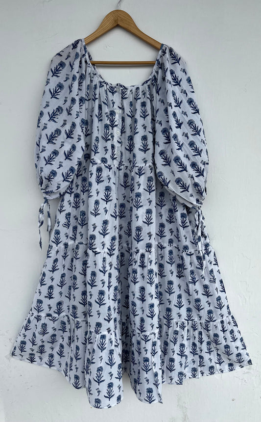 Breathable Cotton Floral Summer Dress | Ethical Fashion Resort Wear Dress