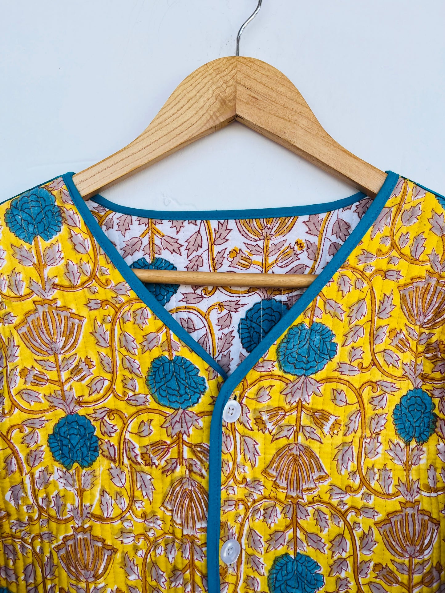 Handmade Cotton Coat | Ethical Fashion Quilted Jacket | Boho Jacket Women