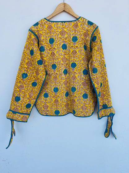 Handmade Cotton Coat | Ethical Fashion Quilted Jacket | Boho Jacket Women