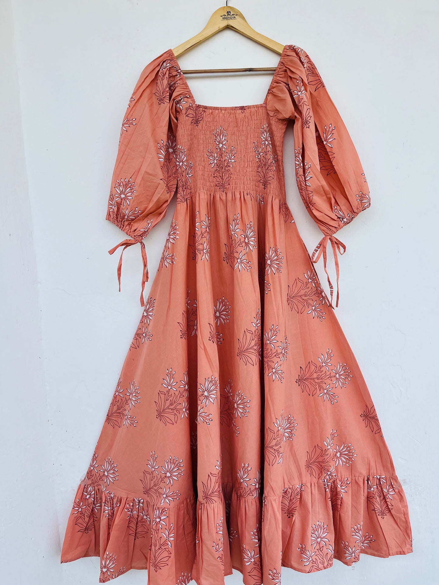 Summer Cottagecore Smocked Boho Dress for Women